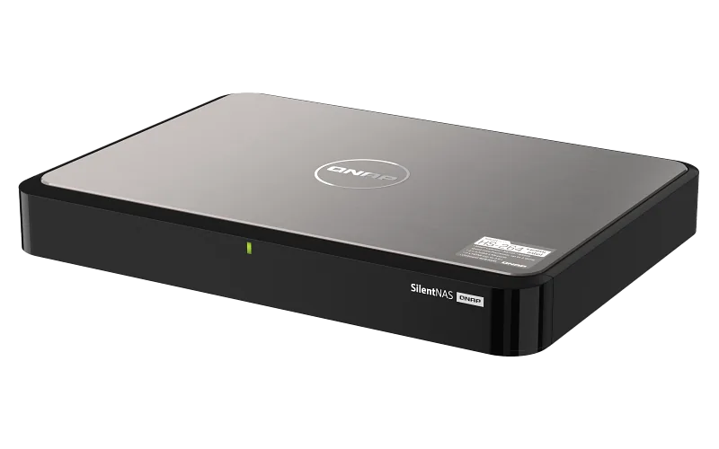 QNAP HS-264 NAS Lauaarvuti Intel® Celeron® N5105 8 GB 0 TB QNAP Turbo System Must