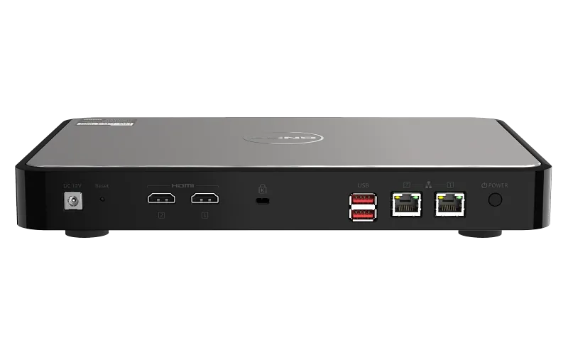 QNAP HS-264 NAS Lauaarvuti Intel® Celeron® N5105 8 GB 0 TB QNAP Turbo System Must