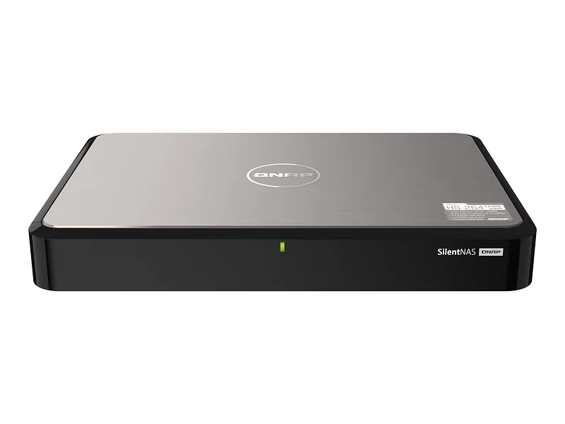 QNAP HS-264 NAS Lauaarvuti Intel® Celeron® N5105 8 GB 0 TB QNAP Turbo System Must