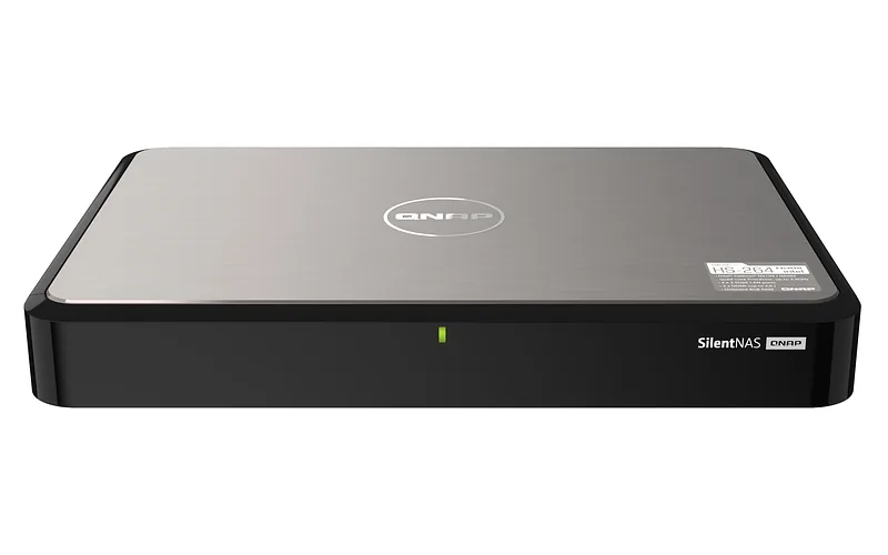 QNAP HS-264 NAS Lauaarvuti Intel® Celeron® N5105 8 GB 0 TB QNAP Turbo System Must