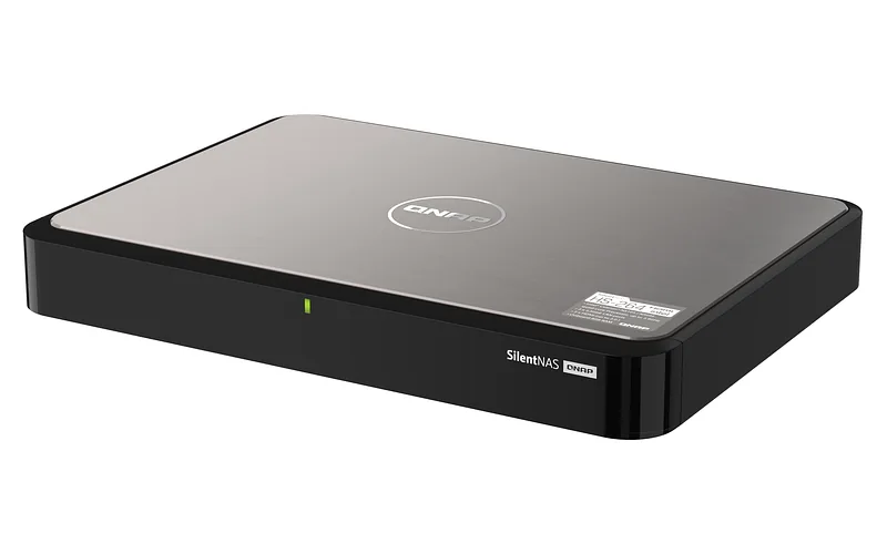 QNAP HS-264 NAS Lauaarvuti Intel® Celeron® N5105 8 GB 0 TB QNAP Turbo System Must