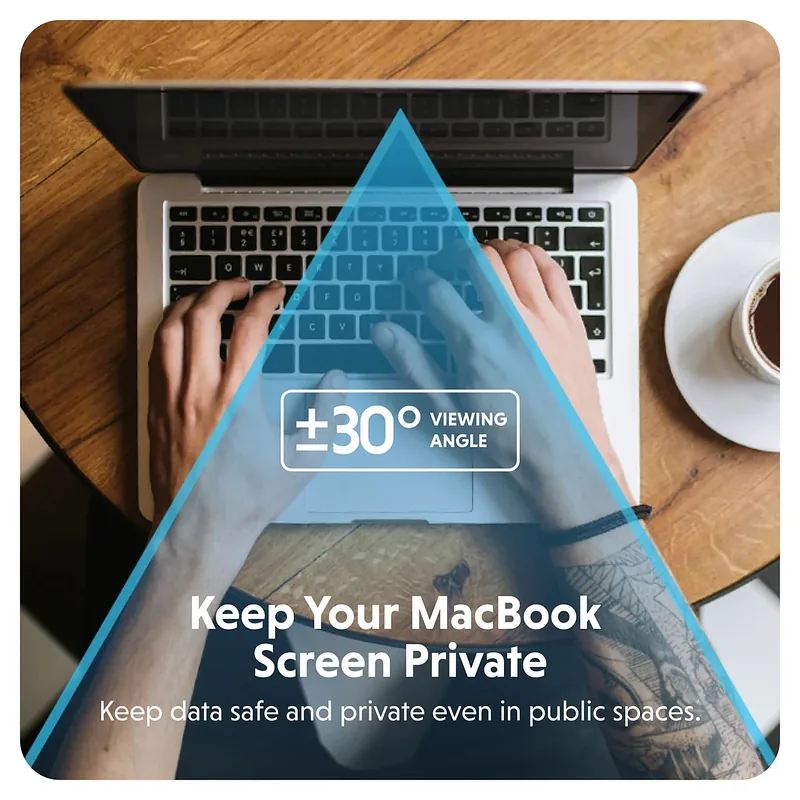 Hyper, HyperShield Magnetic Privacy Screen for MacBook Air 13.6″