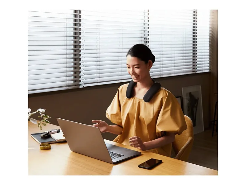 Sony Wireless Neckband Speaker, HT-AN7 Bravia Theatre U, Waterproof, Bluetooth, Wireless connection, Portable, Black