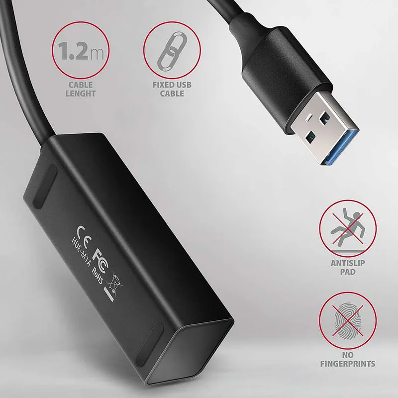 Axagon HUE-M1AL Black