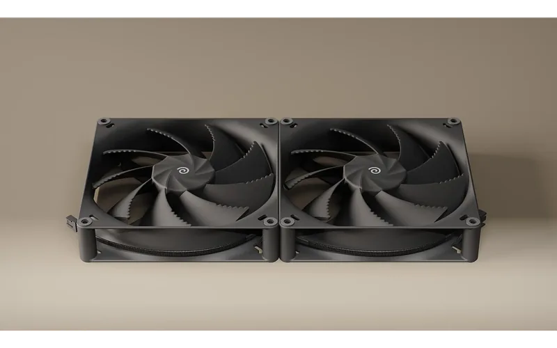 HAVN H18 korpustuuletin 180 x 40 mm, must, 2 tk