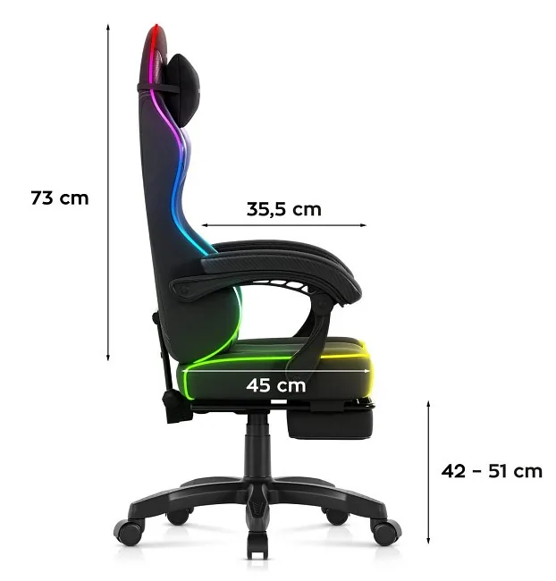 Huzaro Force 3.7 RGB Black
