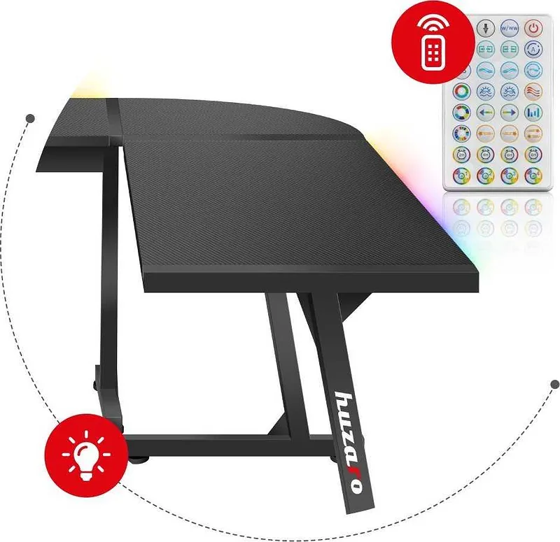 Huzaro Hero 6.0 RGB LED Black