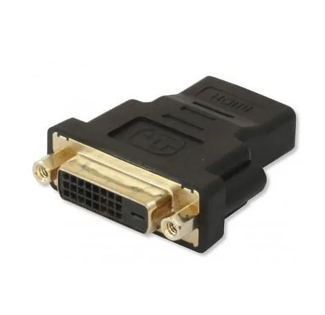Techly IADAP-HDMI-644 kaabli soomuutja DVI-D Must