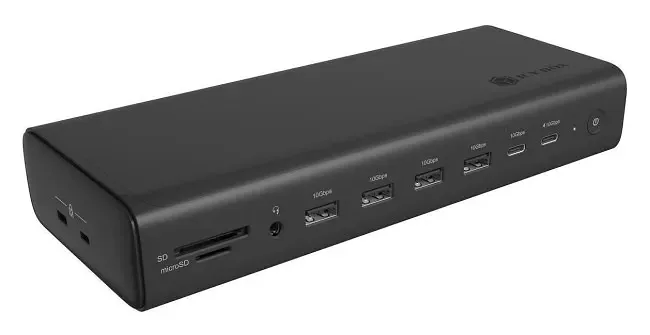ICY BOX USB-C 17w1 | 2x HDMI 2.0 4K@60Hz | 2x DP 1.4 8K@60Hz | 2x USB-C 4K@60Hz | PD 3.1 do 140W