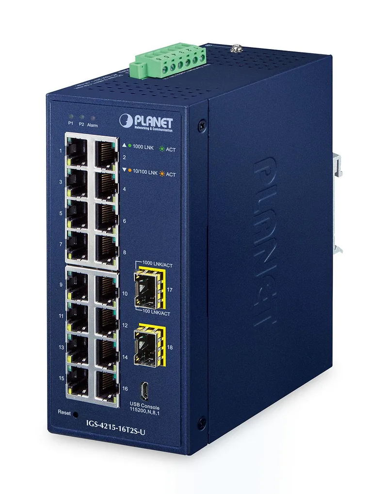 IP30 Industrial L2/L4 16-Port