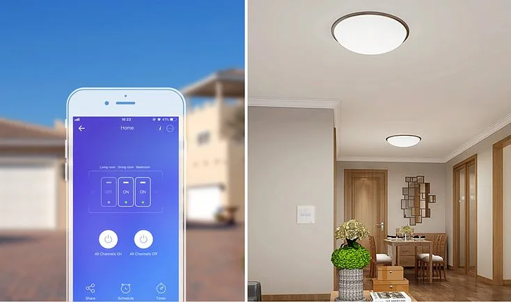 Smart Switch WiFi Sonoff T0 EU TX (2-channel)