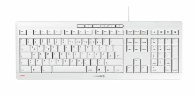 CHERRY JK-8500HU-0 klaviatuur Kodu/kontor USB QWERTZ Ungari Helehall