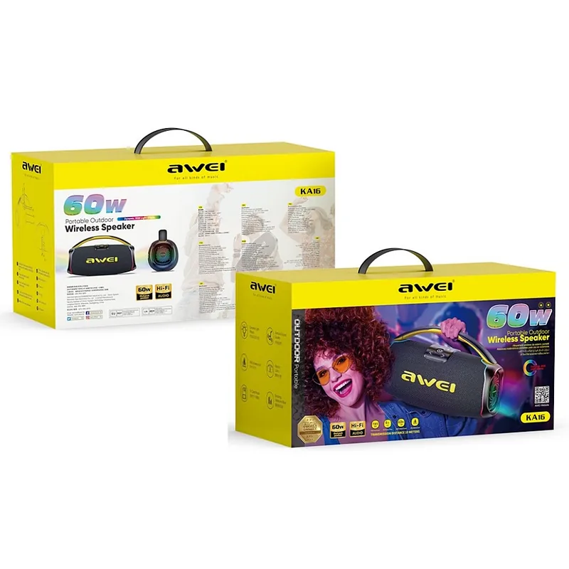 Awei KA16 60W Bluetooth portable speakers V5.3+EDR / 6000mAH