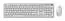 KEYBOARD +MOUSE WRL ENG/WH KBS-WPS-01-W GEMBIRD