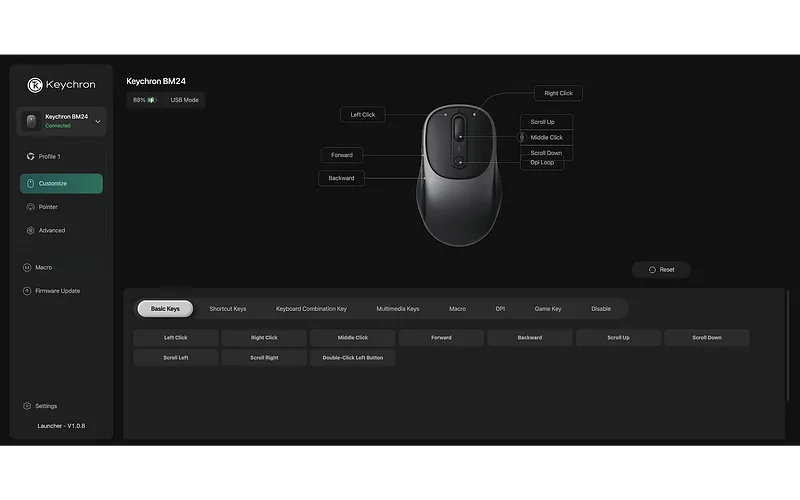 Keychron B6 Pro & BM24 klaviatuur ja hiir