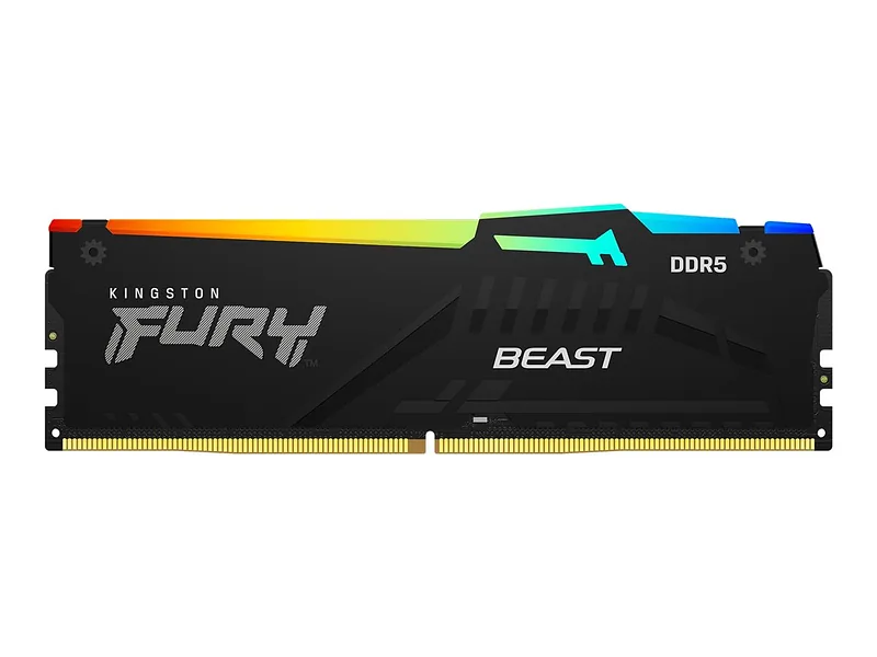Kingston Technology FURY Beast RGB mälumoodul 32 GB 1 x 32 GB DDR5 6000 MT/s