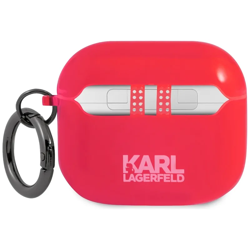 Karl Lagerfeld KLA3UCHFP AirPods 3 roosa kaitseümbris Choupette