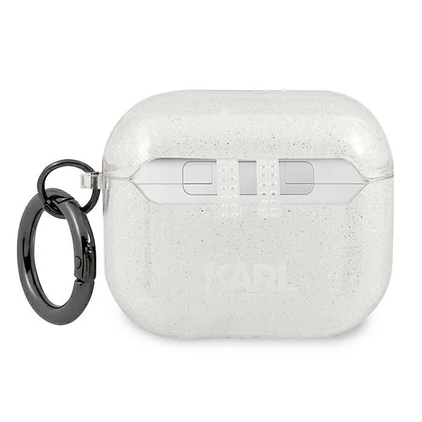Karl Lagerfeld KLA3UCHGS AirPods 3 hõbedane kate Glitter Choupette