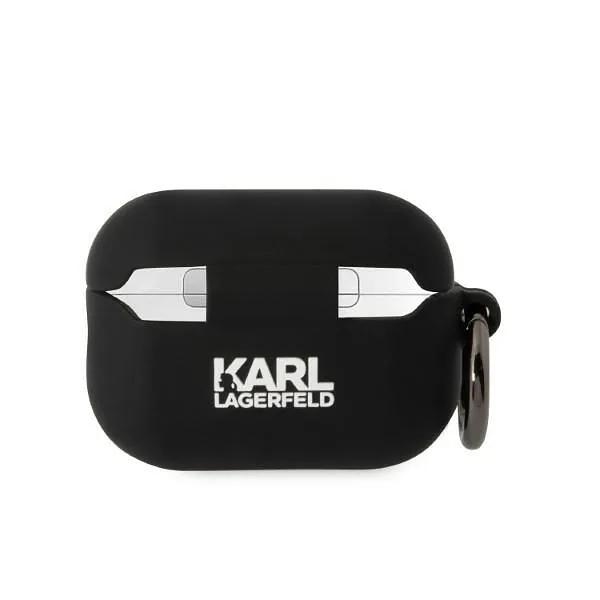 Karl Lagerfeld case for Airpods Pro 2 KLAP2RUNCHK black 3D Silicone NFT Karl