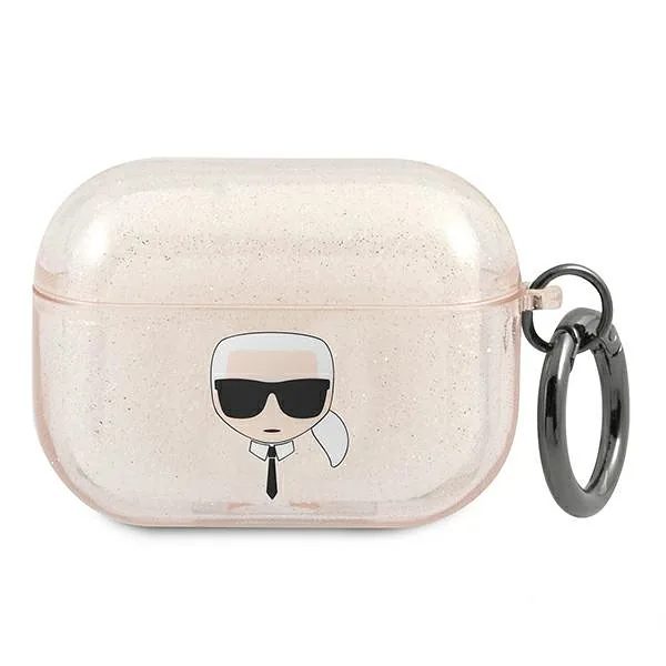 KLAPUKHGD AirPods Pro kaitseümbris kuldne sädelev Karl`s Head