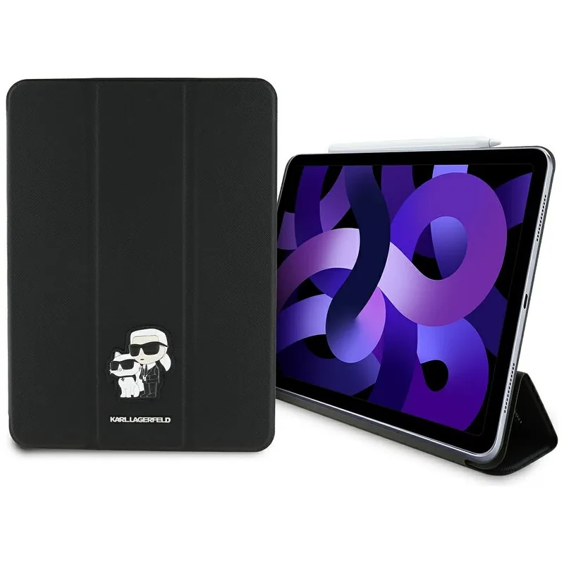 Karl Lagerfeld KLFC11RM24SAKCK iPad Air 11" 2024 must Saffiano magnetiga kaaned Karl & Choupette