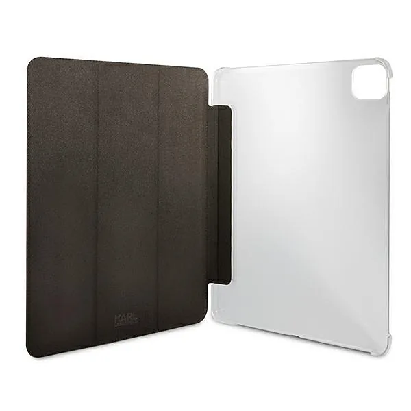 Karl Lagerfeld KLFC12OKMK iPad 12.9″ Pro 2021 must Saffiano nahast kaaned