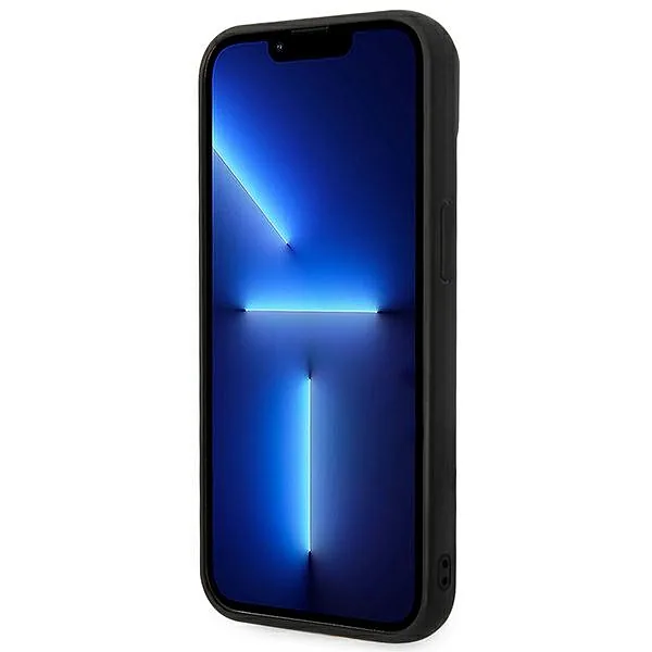 Karl Lagerfeld KLHCP14MRUPKLPK iPhone 14 Plus / 15 Plus 6,7″ kõvakaaneline must 3D Monogramm