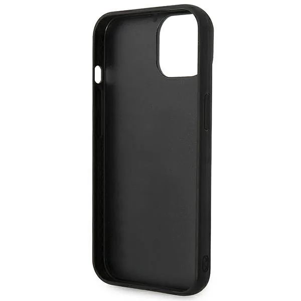 Karl Lagerfeld KLHCP14MRUPKLPK iPhone 14 Plus / 15 Plus 6,7″ kõvakaaneline must 3D Monogramm