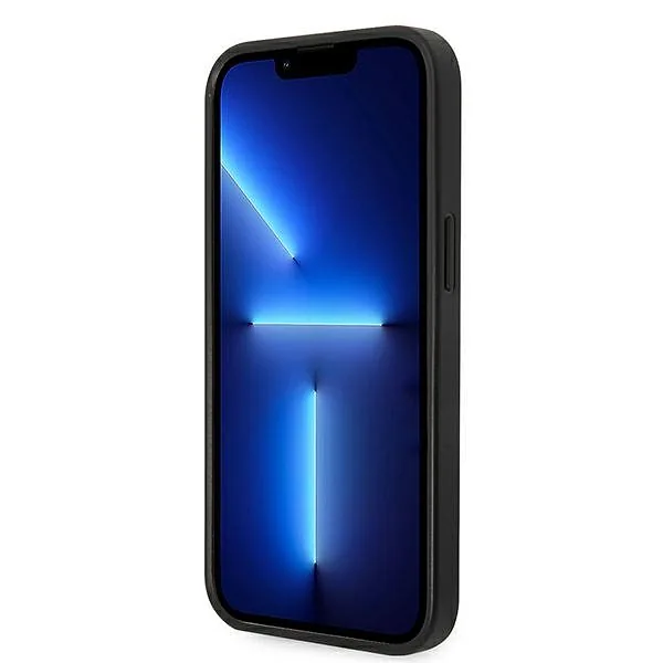 Karl Lagerfeld KLHCP14SSAPKHG iPhone 14/ 15 / 13 6,1″ hõbedane kõvakaaneline Saffiano Karl`s Head P
