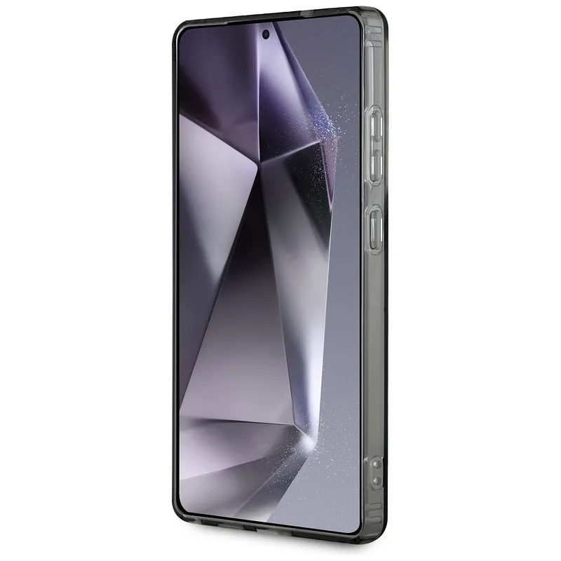 Karl Lagerfeldi peaga logo kivikestega ümbris Samsung Galaxy S25 Ultra must