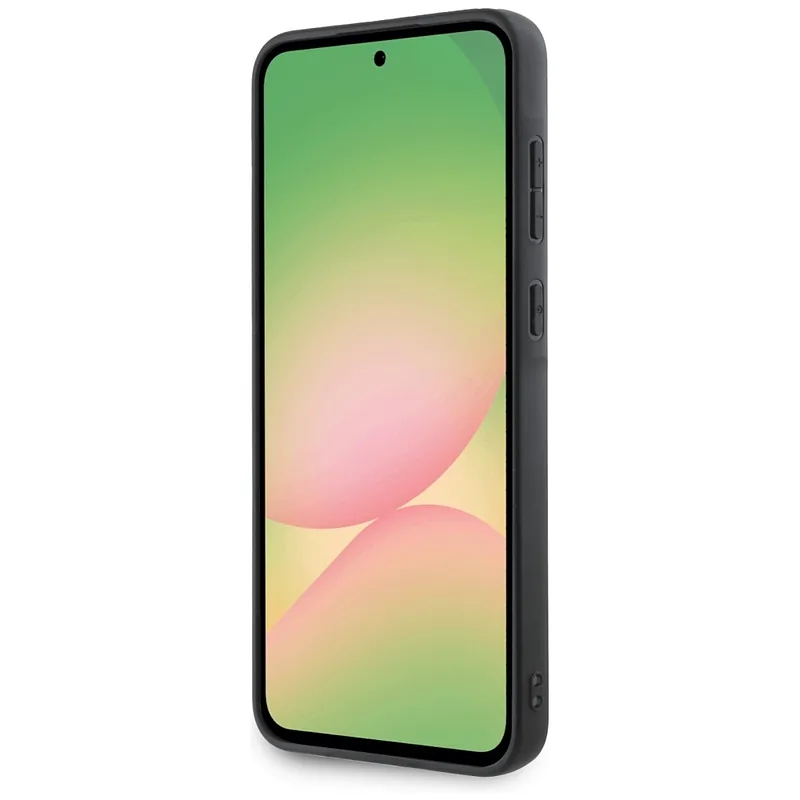 Karl Lagerfeld fikseeritud sädelev ikooniline metallkinnitus Samsung Galaxy A36 must