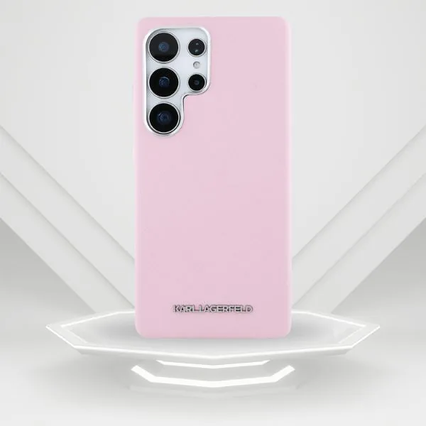 Karl Lagerfeld Saffiano täisümbrisega pikendatud metallist logo MagSafe ümbris Samsung Galaxy S25 jaoks