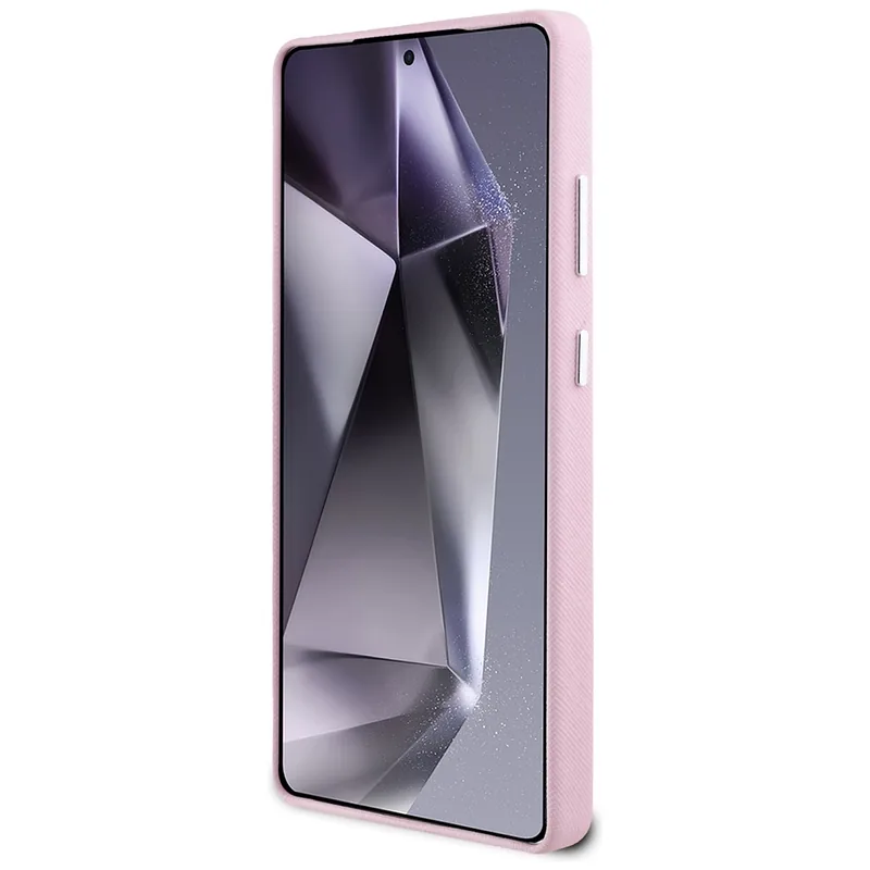 Karl Lagerfeld Saffiano täisümbrisega pikendatud metallist logo MagSafe ümbris Samsung Galaxy S25 jaoks