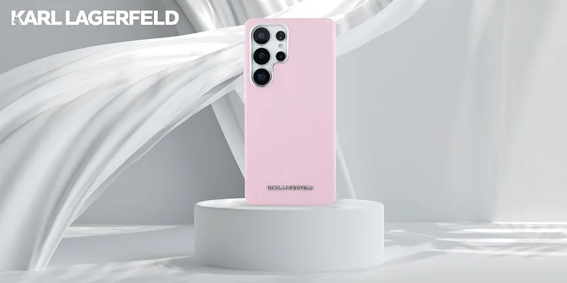 Karl Lagerfeld Saffiano täisümbrisega pikendatud metallist logo MagSafe ümbris Samsung Galaxy S25 jaoks