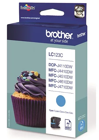 Brother LC123C tindikassett 1 tk Originaal Tsüaan
