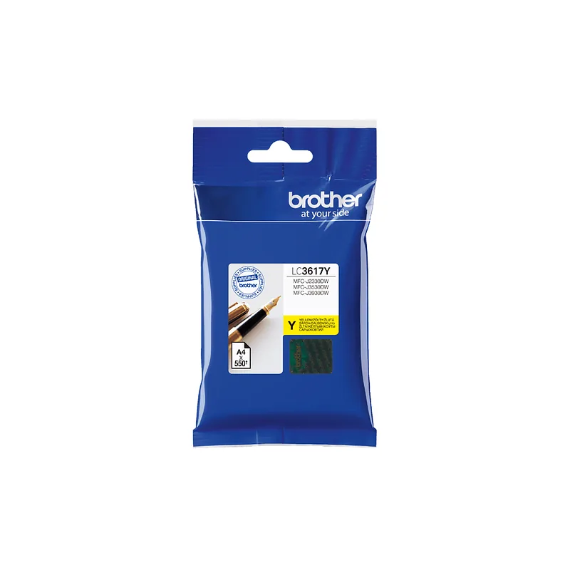 Brother LC-3617Y tindikassett 1 tk Originaal Standard Yield Kollane