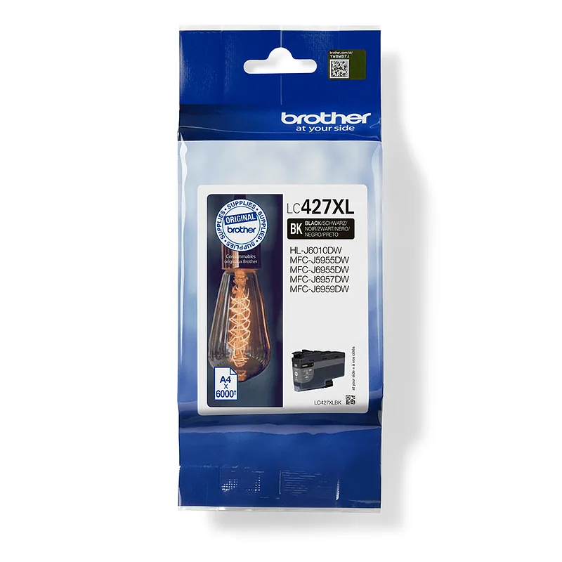 Brother LC-427XLBK tindikassett 1 tk Originaal High (XL) Yield Must