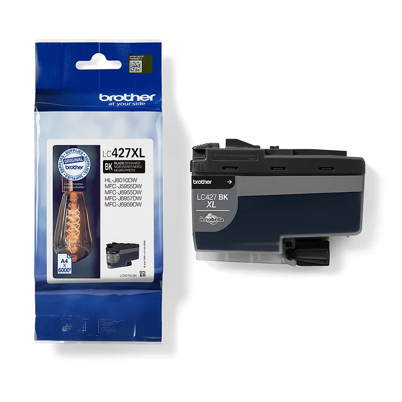 Brother LC-427XLBK tindikassett 1 tk Originaal High (XL) Yield Must