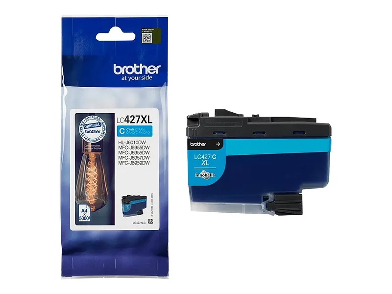 Brother LC427XLC, Ink Cartridge, Cyan