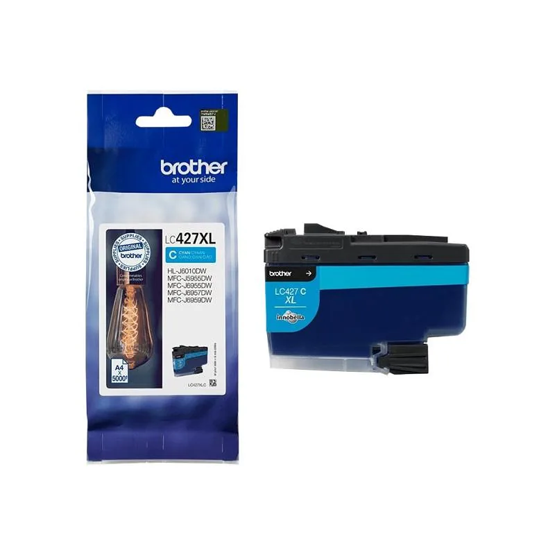 Brother LC-427XLC tindikassett 1 tk Originaal High (XL) Yield Tsüaan