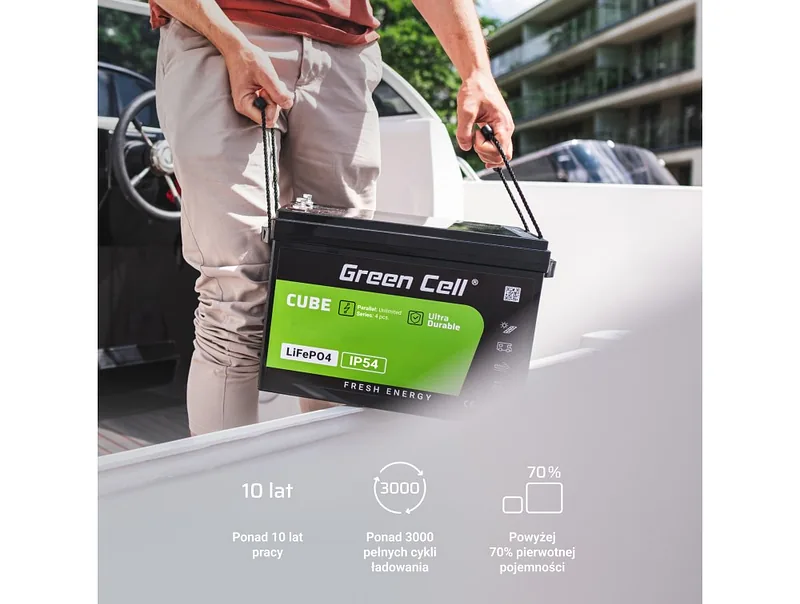 Green Cell LFPGC12V100AH UPS battery Lithium Iron Phosphate (LiFePO4) 12.8 V 100 Ah