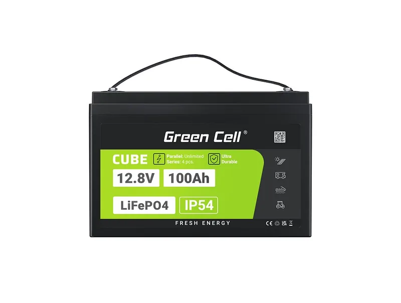 Green Cell LFPGC12V100AH UPS battery Lithium Iron Phosphate (LiFePO4) 12.8 V 100 Ah