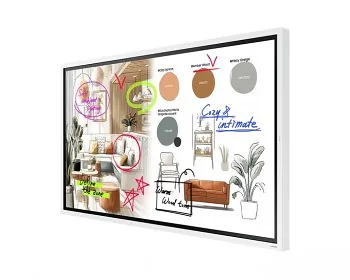 Samsung WM65FX Interaktiivne tahvel 165,1 cm (65″) 3840 x 2160 pikslit Puutetundlik ekraan Hall, Valge HDMI
