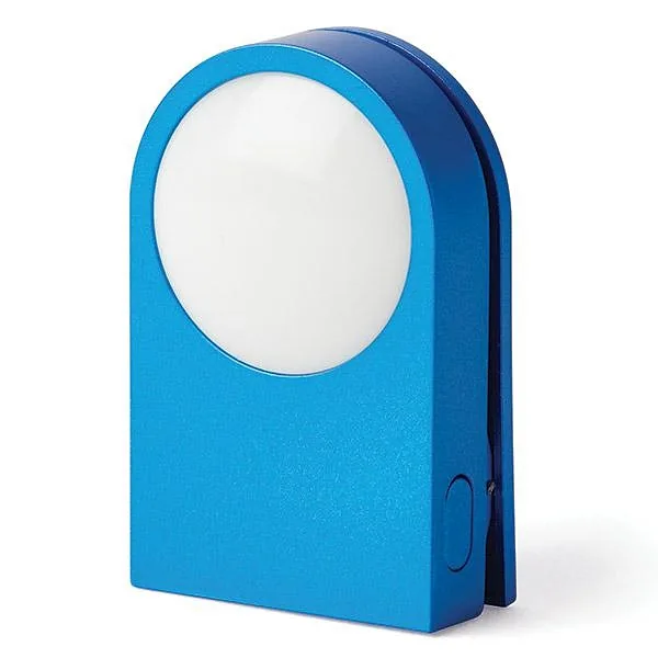 Lexon Lucie klips LED niebieski, blue LL121B