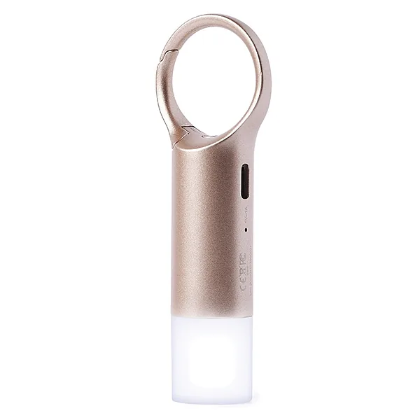 Lexon Nomaday Flash Brelok LED złoty, gold LL137D