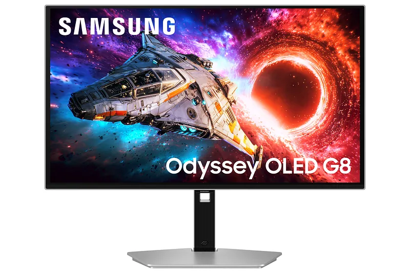 Samsung G80SH PC lamekuvar 68,6 cm (27″) 3840 x 2160 pikslit 4K Ultra HD OLED-ekraan Hõbe