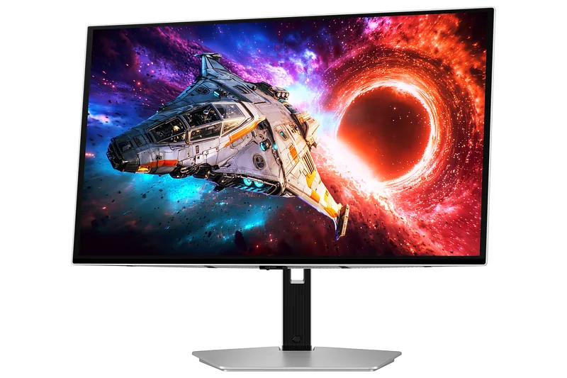Samsung G80SH PC lamekuvar 68,6 cm (27″) 3840 x 2160 pikslit 4K Ultra HD OLED-ekraan Hõbe