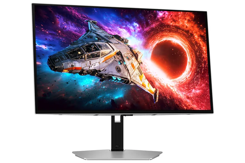 Samsung G80SH PC lamekuvar 68,6 cm (27″) 3840 x 2160 pikslit 4K Ultra HD OLED-ekraan Hõbe