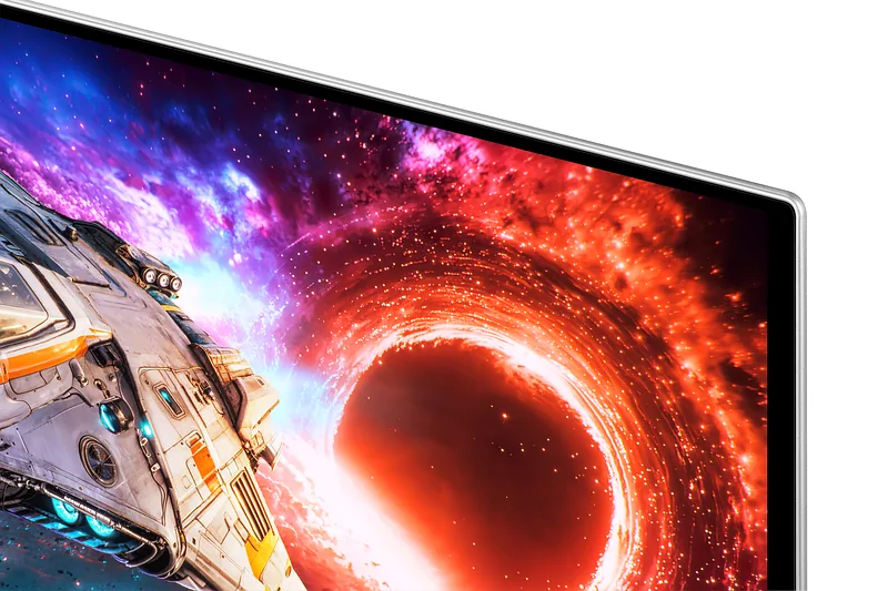 Samsung G80SH PC lamekuvar 68,6 cm (27″) 3840 x 2160 pikslit 4K Ultra HD OLED-ekraan Hõbe