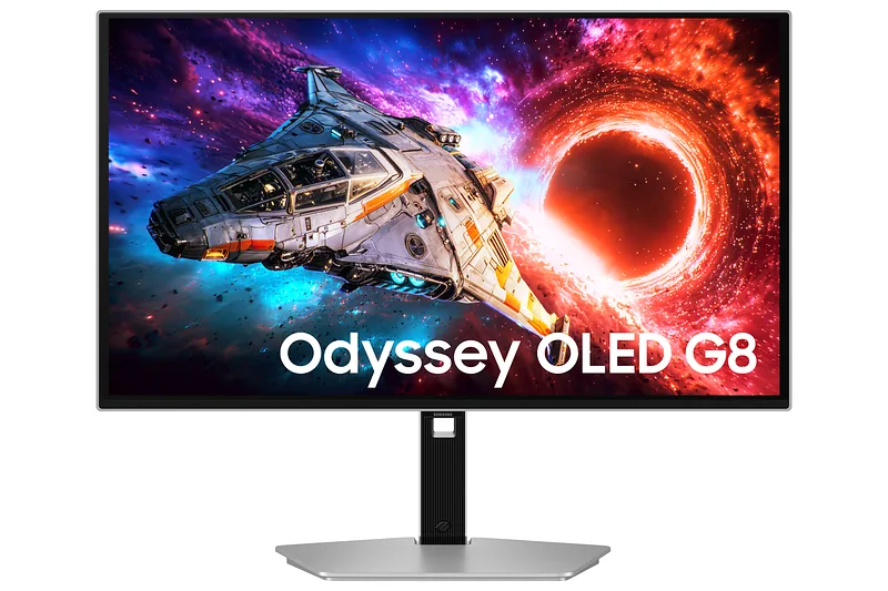 Samsung G80SH PC lamekuvar 68,6 cm (27″) 3840 x 2160 pikslit 4K Ultra HD OLED-ekraan Hõbe